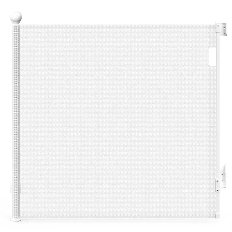 VOUNOT Barriera Sicurezza Retraibile Bianca 180x96cm Bambini
