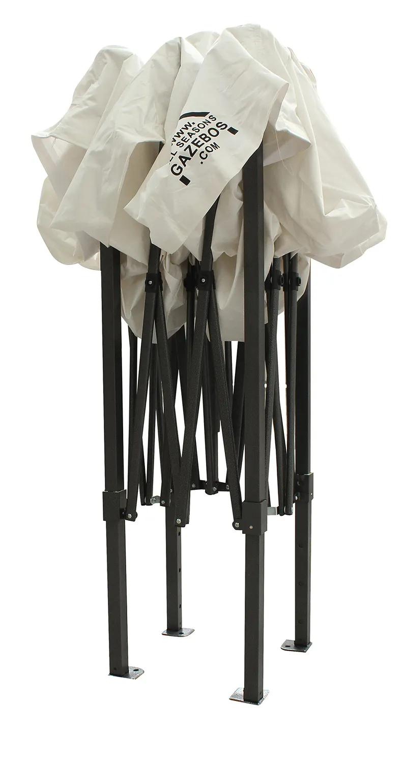 All Seasons Gazebos Robusto 2m x 2m gazebo pieghevole bianco impermeabile