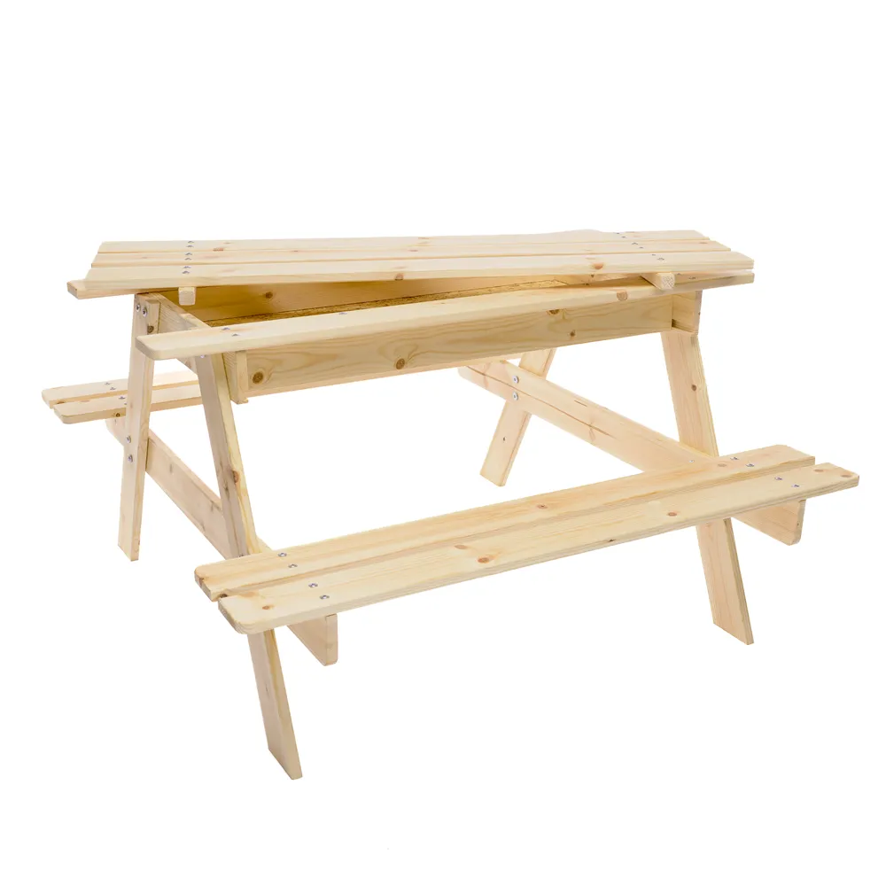 Timbela M010-1 tavolo legno bambini con sabbiera 3-12 anni
