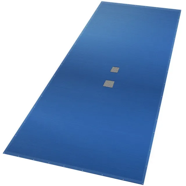 Vounot telo piscina rettangolare 8x14 m blu 160 g/m2