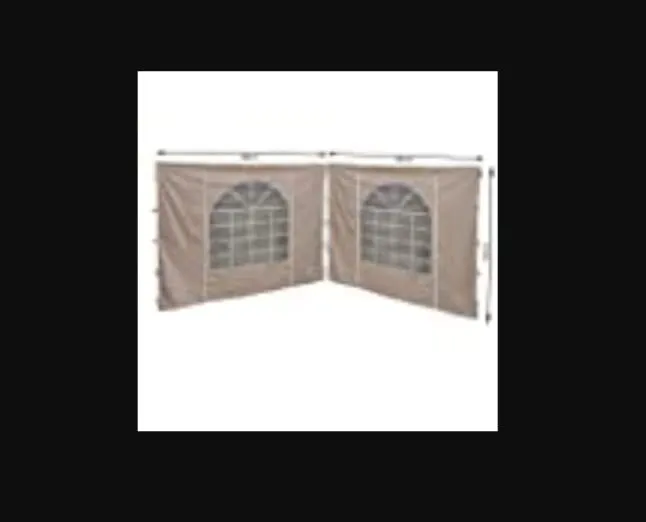 Quick Star Sahara 2 pareti laterali gazebo 3x3 m sabbia finestra