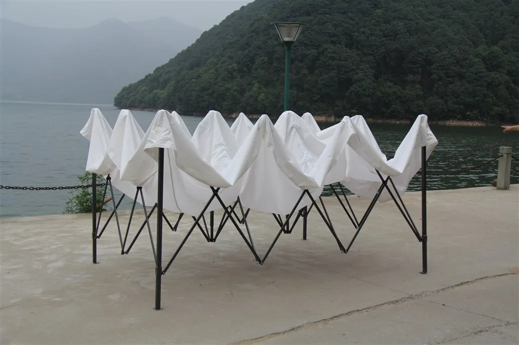 All Seasons Gazebos gazebo pieghevole bianco 3x4,5 m