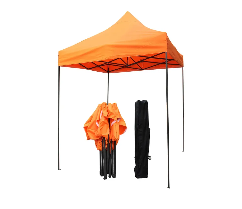 All Seasons Gazebos Robusto 2m x 2m gazebo pieghevole arancione impermeabile