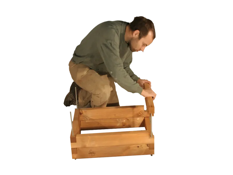 Casetta CUBO La Pratolina Fioriera Legno 65x45