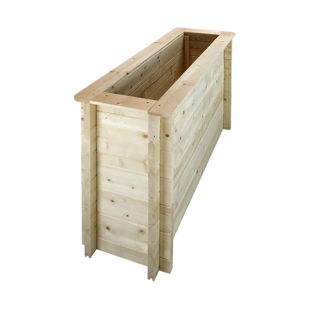 Timbela M615 fioriera legno 118 cm da esterno