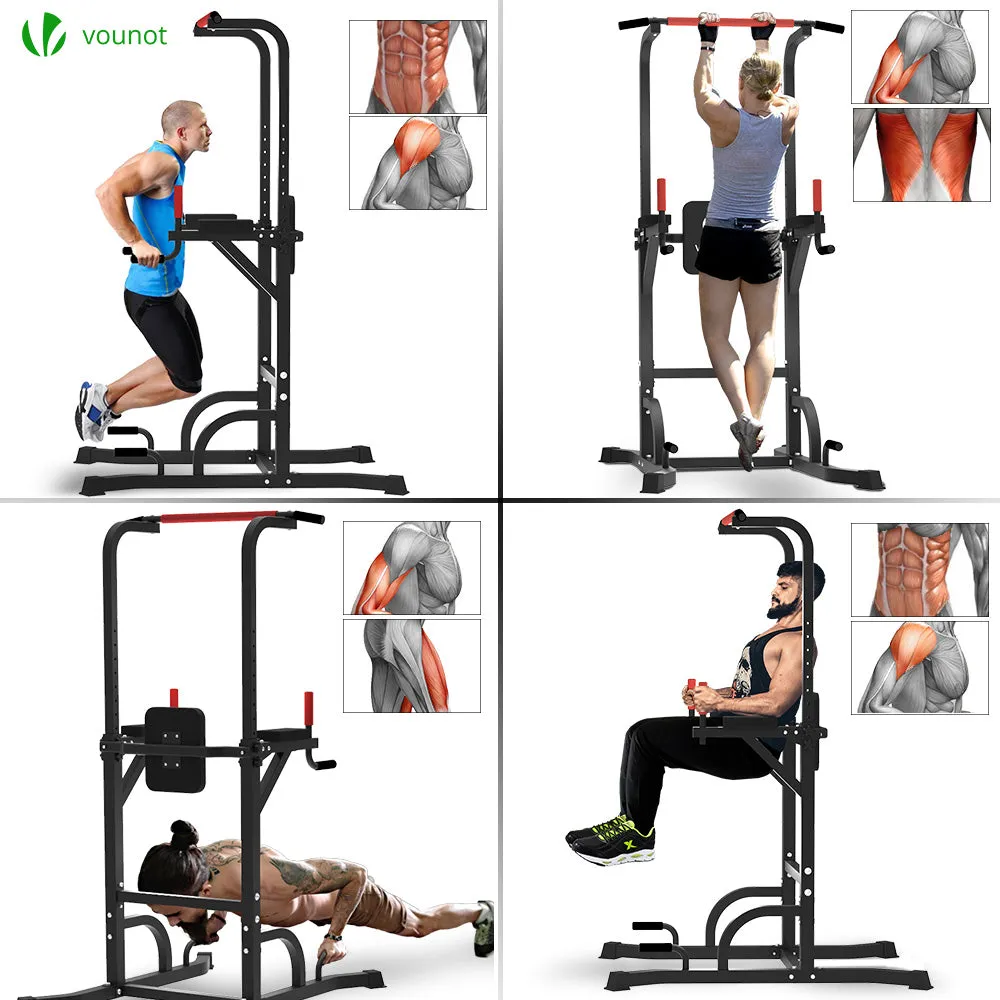 VOUNOT Torre Multifunzione stazione fitness 164-203cm 120kg