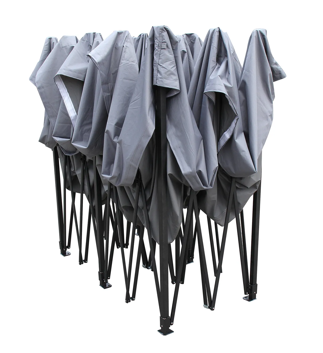 All Seasons Gazebos Robusto 3x6 gazebo pieghevole grigio impermeabile
