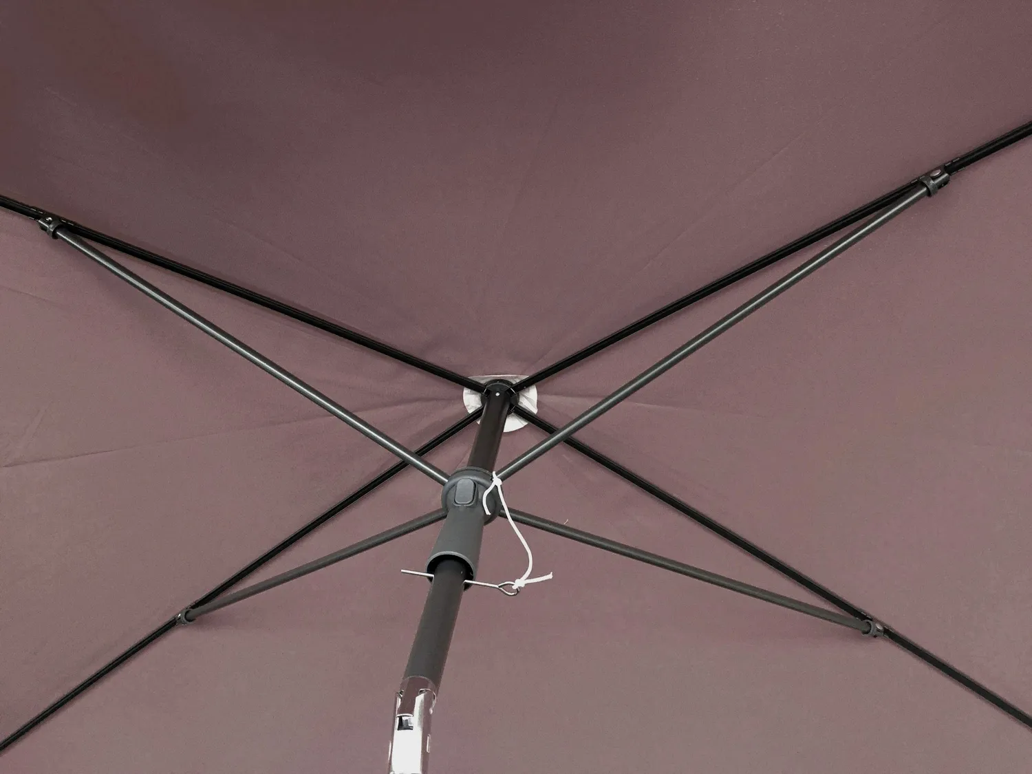 QUICK STAR 200x125 cm ombrellone balcone grigio tortora