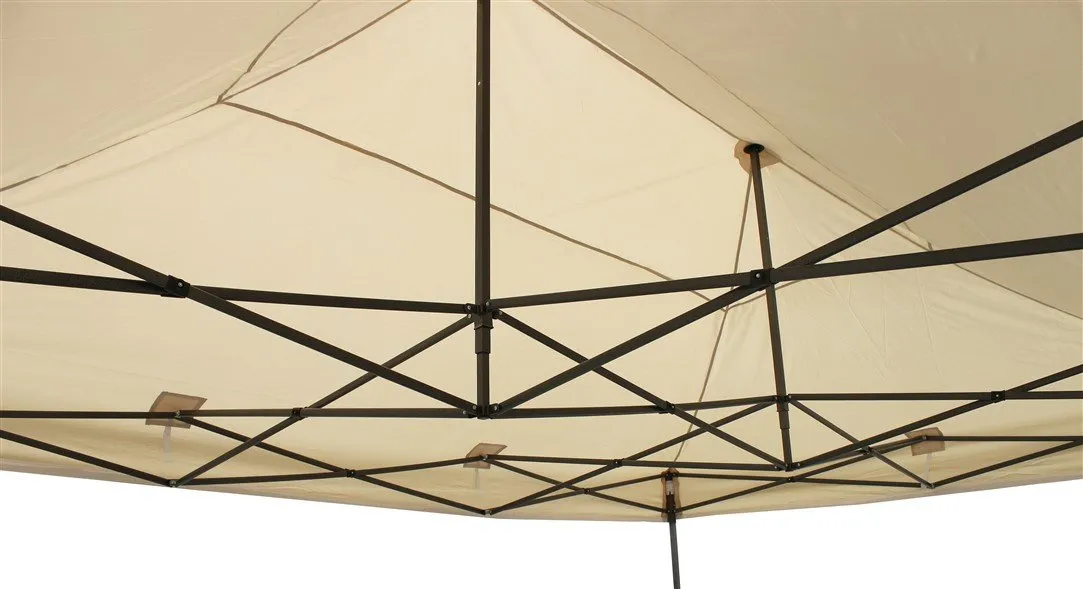 All Seasons Gazebos gazebo pieghevole beige 3x4,5 m