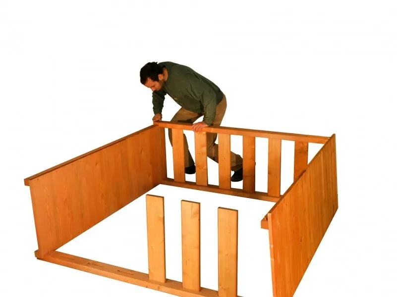 La Pratolina Cubo legnaia esterno legno 10 quintali impregnata