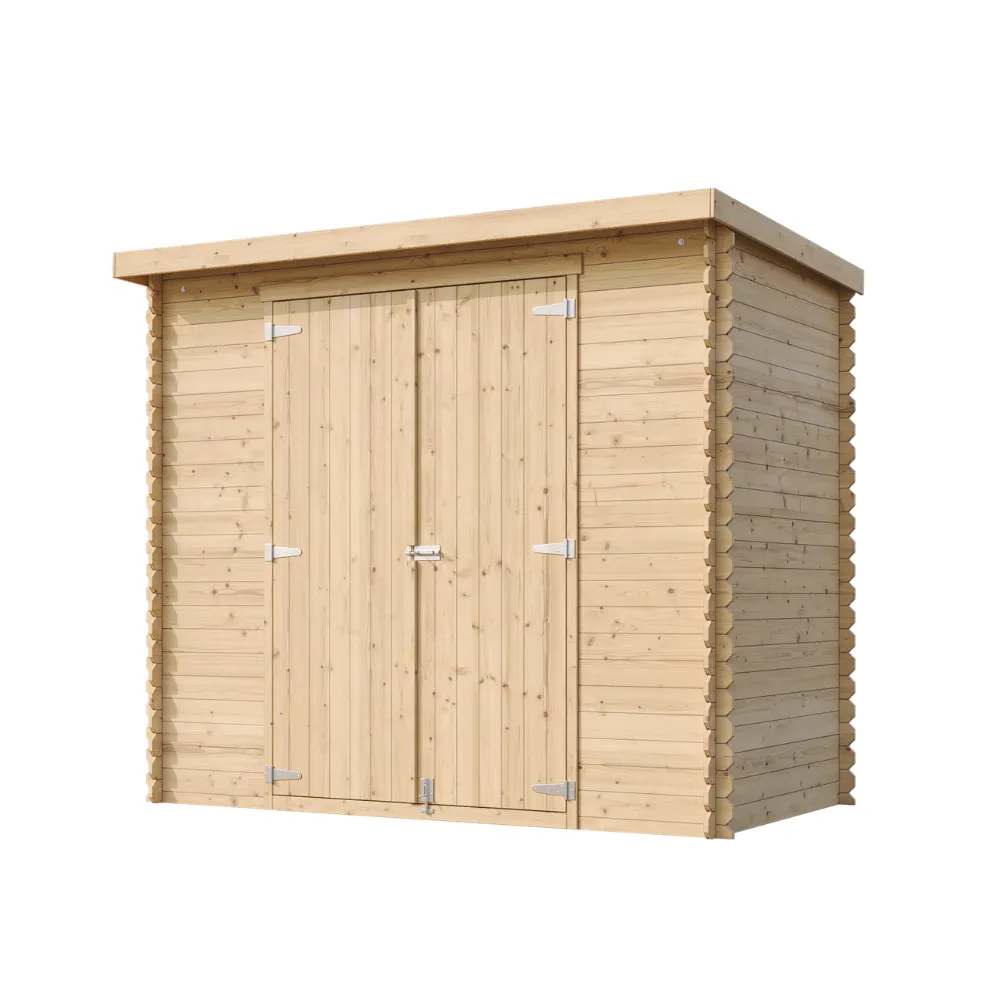 Timbela M310C1 capanno legno 235x130 cm 3 m2 porta bici