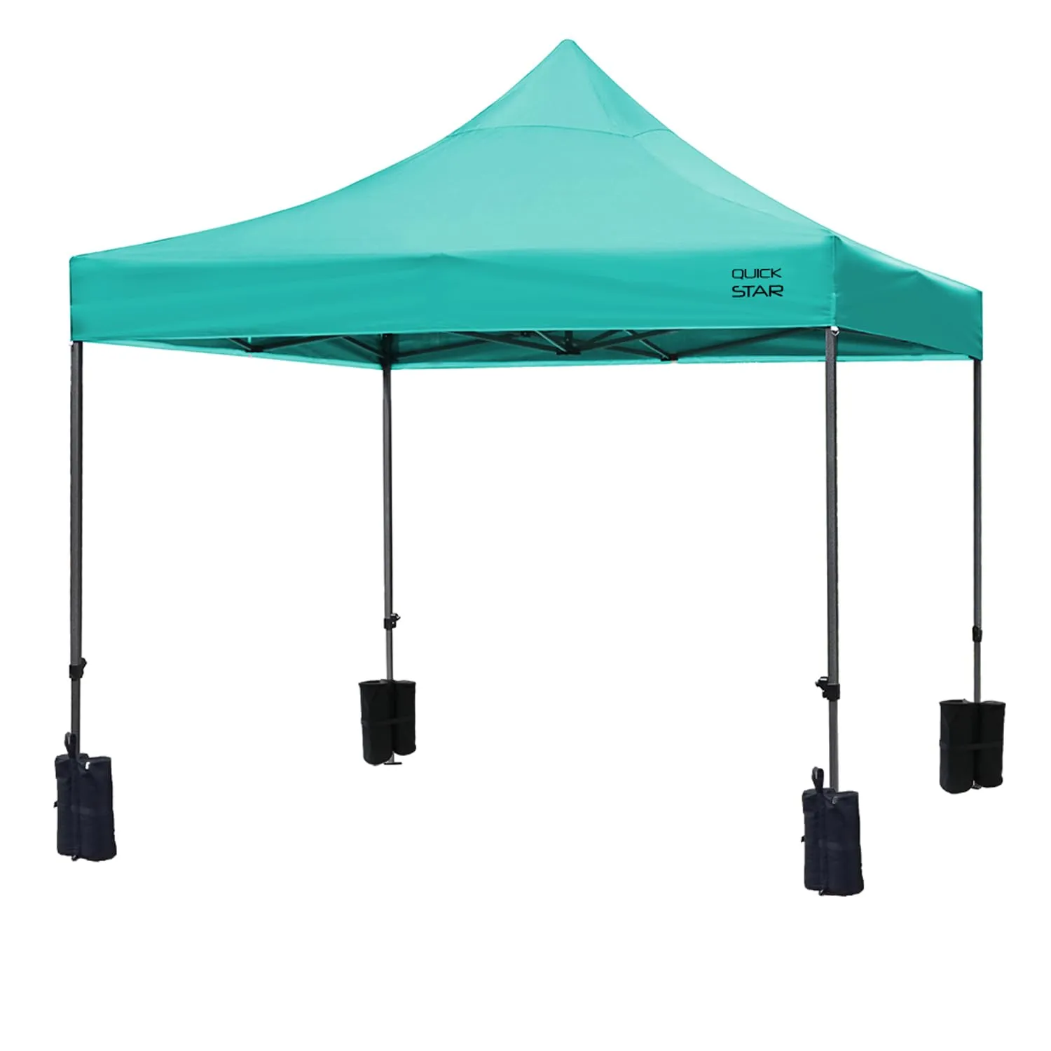 QUICK STAR Zavorre Gazebo 4 Sacchi Sabbia Neri 50 kg