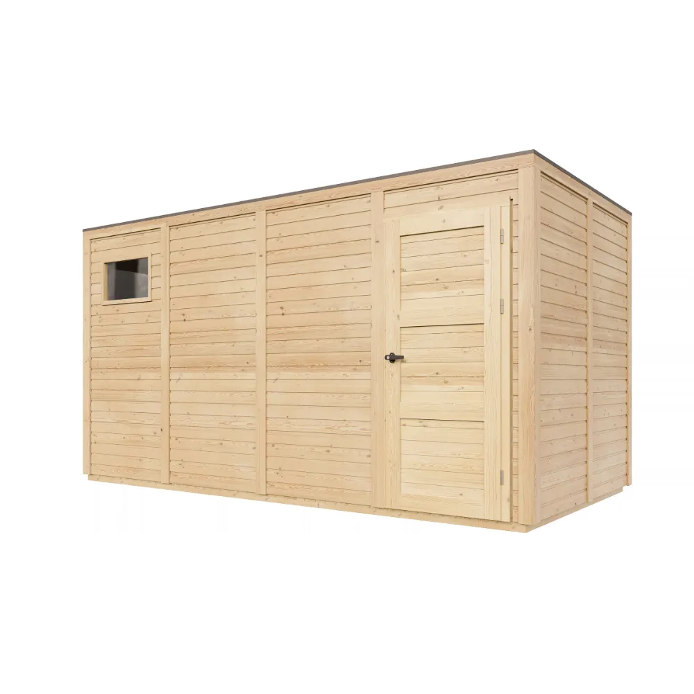 Timbela M327F2 casetta giardino legno 404x202 8,16 m² porte