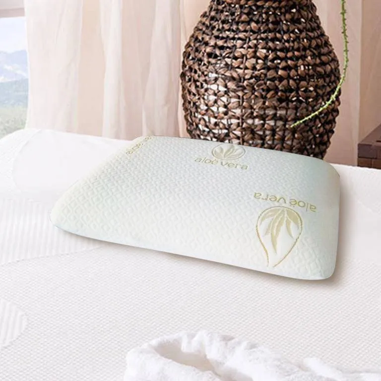 Vounot Cuscino Memory Foam Aloe Vera 60x40 cm ipoallergenico