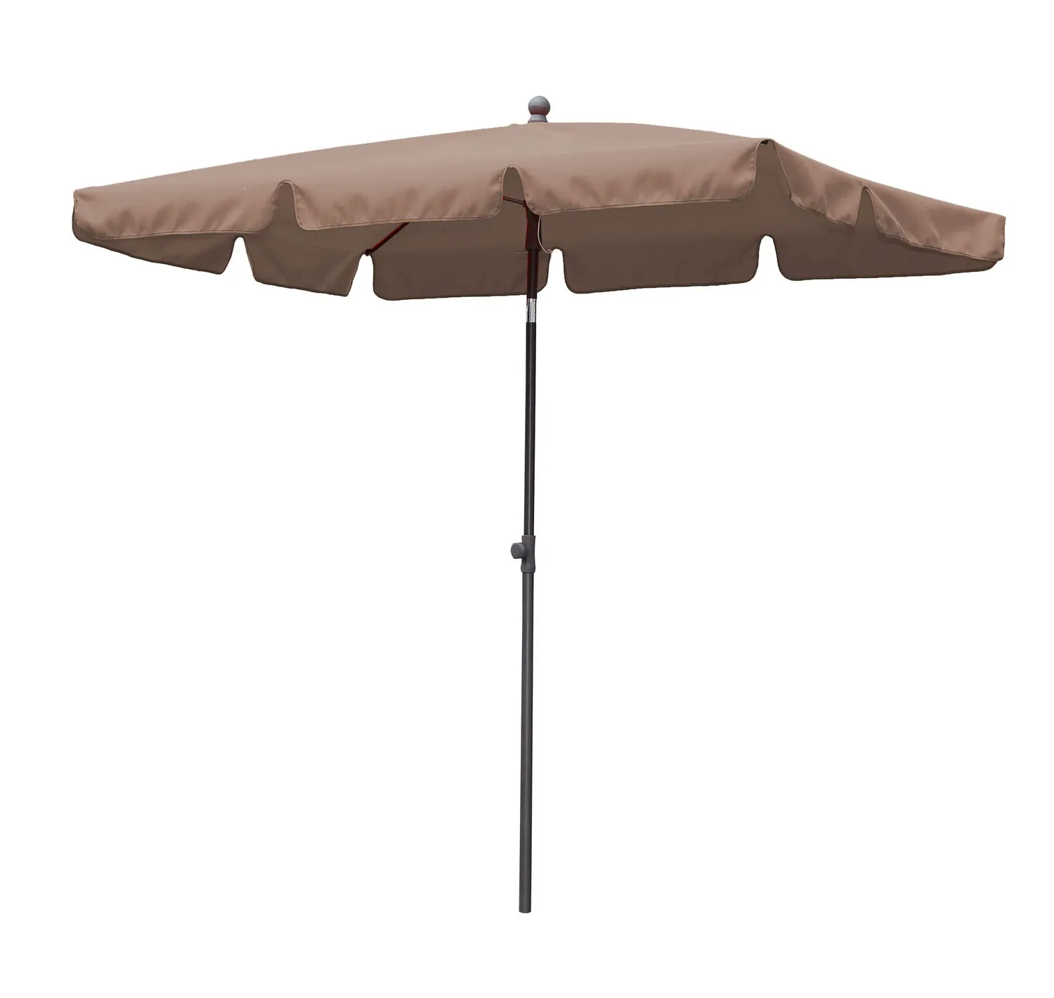 QUICK STAR 200x125 cm ombrellone balcone grigio tortora