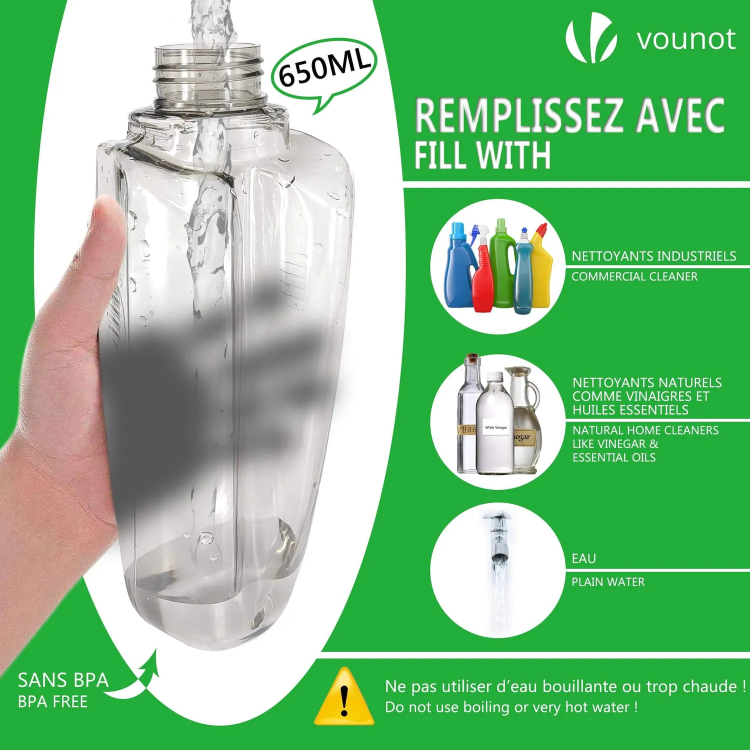 Vounot Scopa spray lavapavimenti manico 128 cm cyan