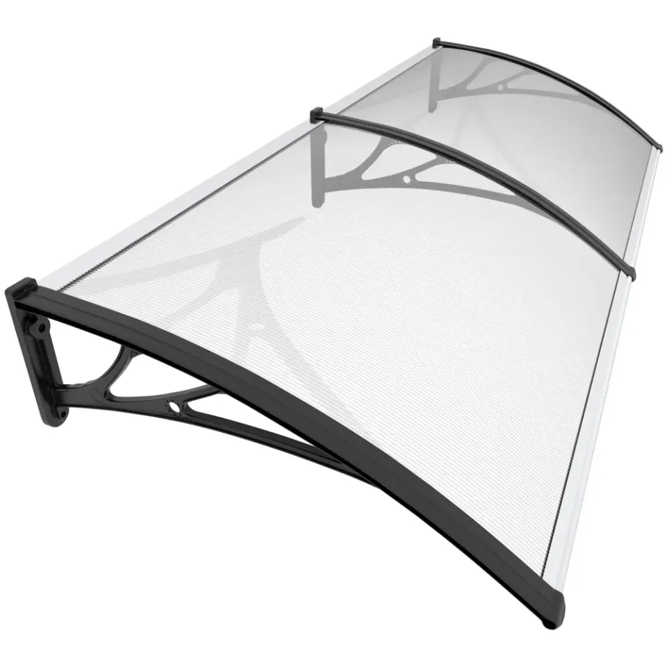 Vounot Pensilina porta policarbonato nero 200x80 cm
