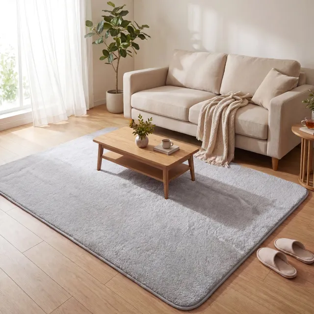 VOUNOT Tappeto Salotto 160x230 Grigio Pelo Corto Antiscivolo