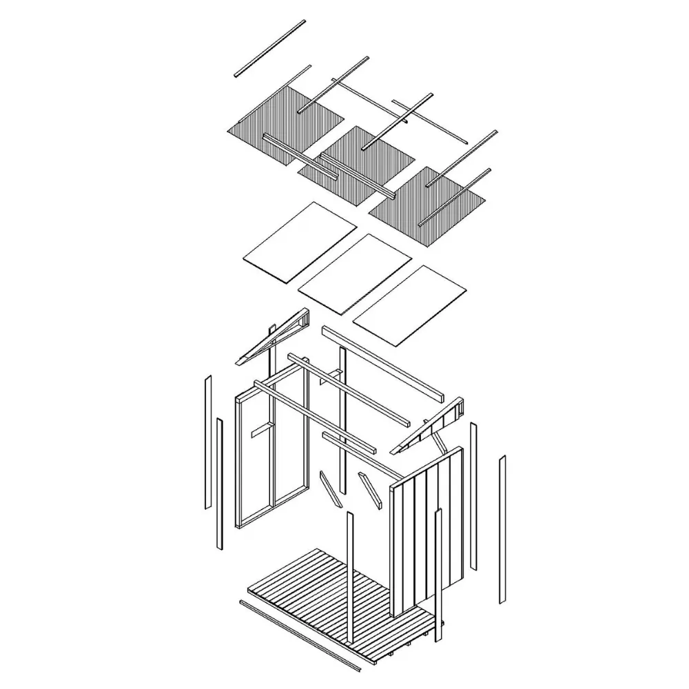 Timbela M984 legnaia 220x120 cm 4,4 m³ LP SmartSide