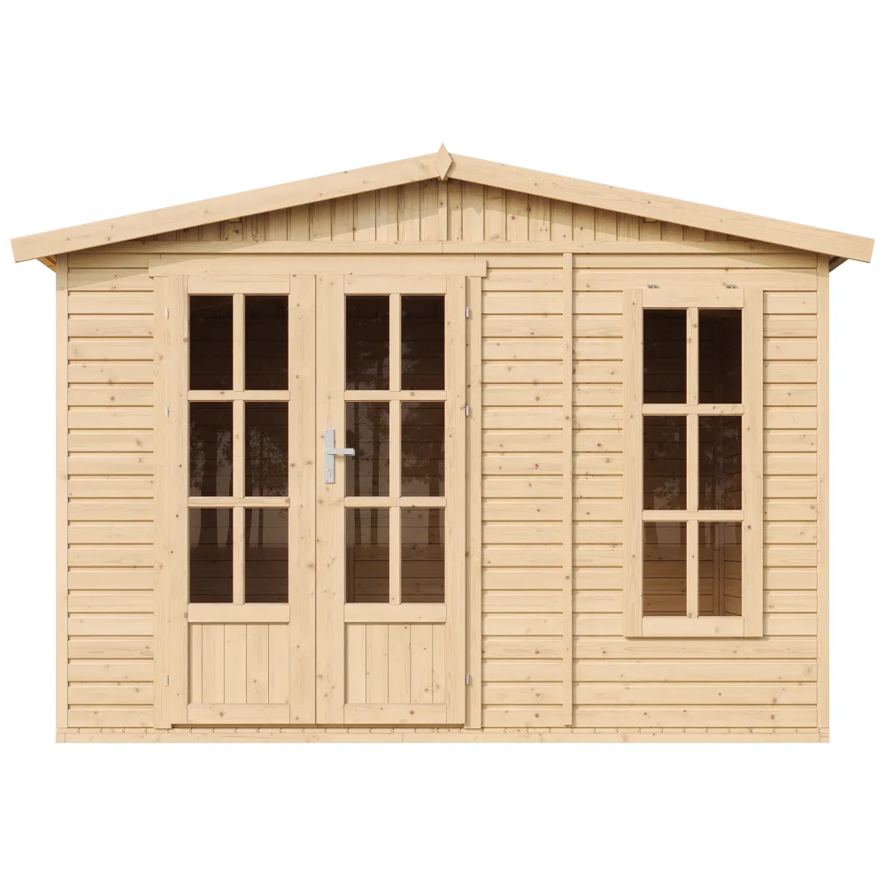 Timbela M334FB casetta legno 303x199 cm 6 m² luminosa