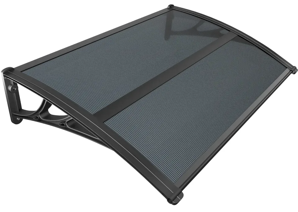 VOUNOT pensilina porta 120x80 policarbonato antracite