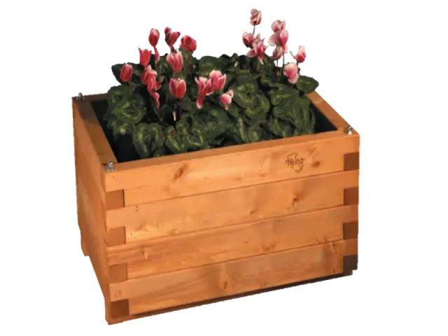 Casetta CUBO La Pratolina Fioriera Legno 65x45