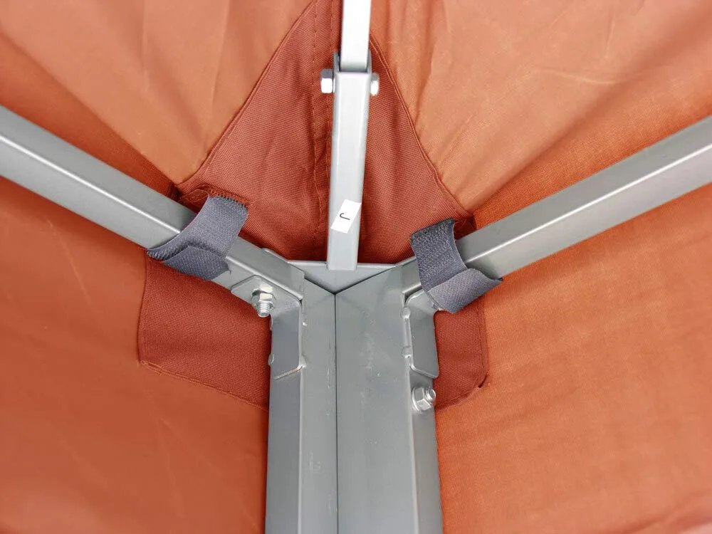 Quick Star telo tetto ricambio gazebo 3x3 m terracotta PVC