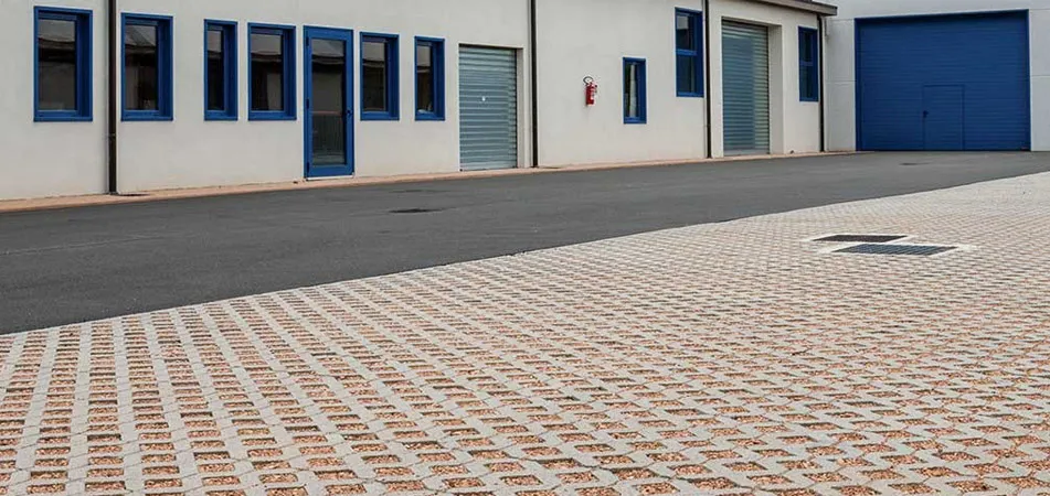 Progetto Esterno Grigliato Erboso massello prato carrabile