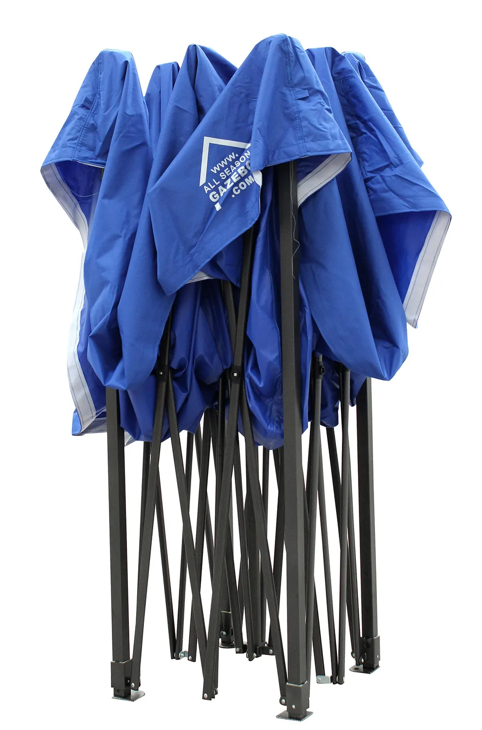All Seasons Gazebos Robusto 3x3 m gazebo pieghevole blu impermeabile