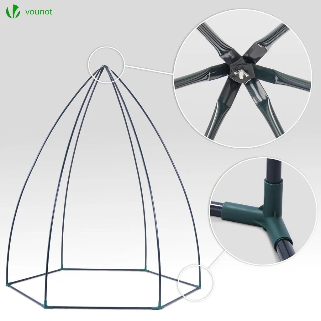 VOUNOT Serra Giardino Cupola Verde 160x160x180cm PE