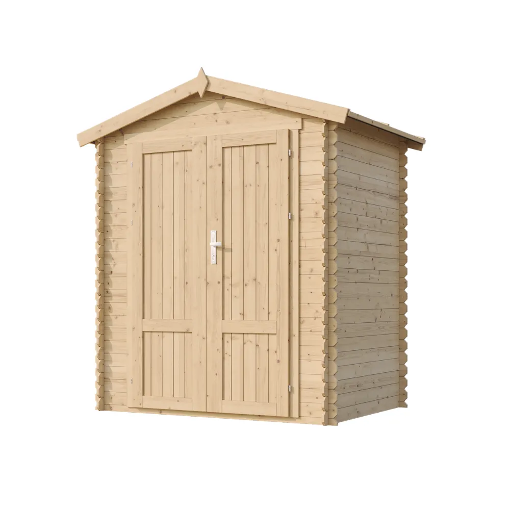 Timbela M367F1 casetta legno 180x130 cm 2 m² con lucchetto