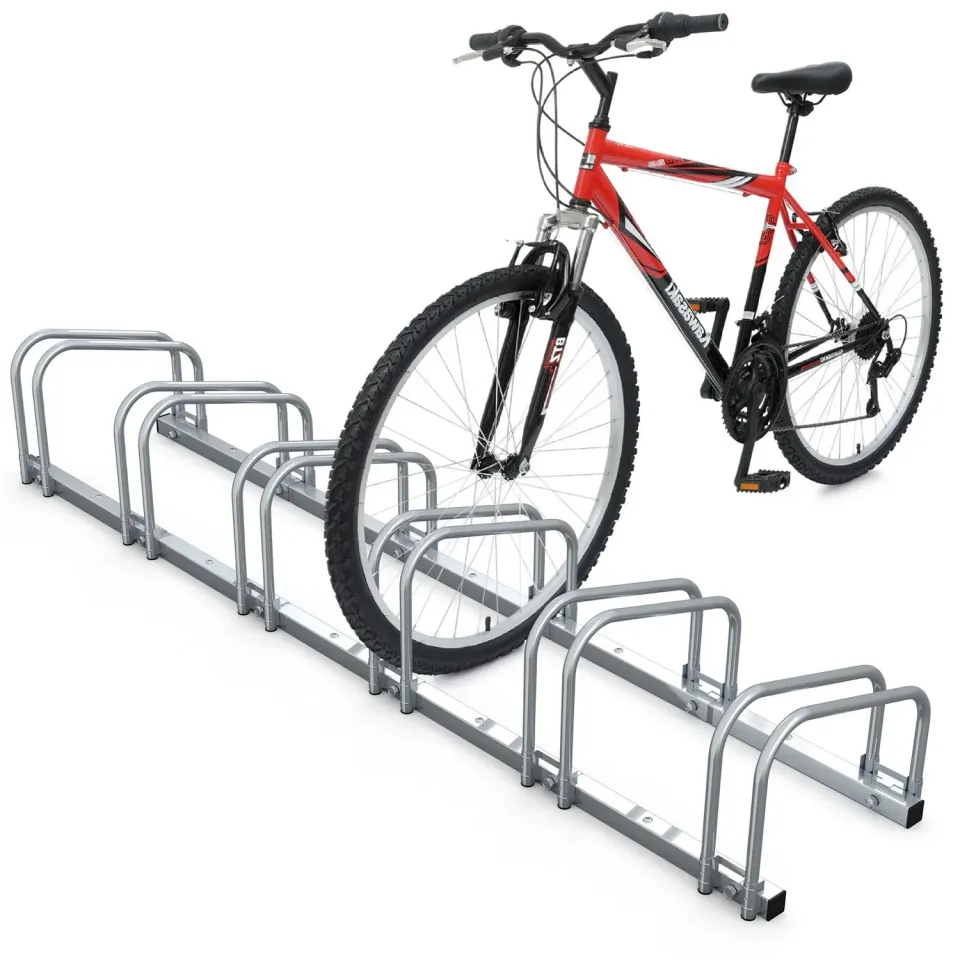 Vounot rastrelliera bici 6 posti portabici 160 cm metallo