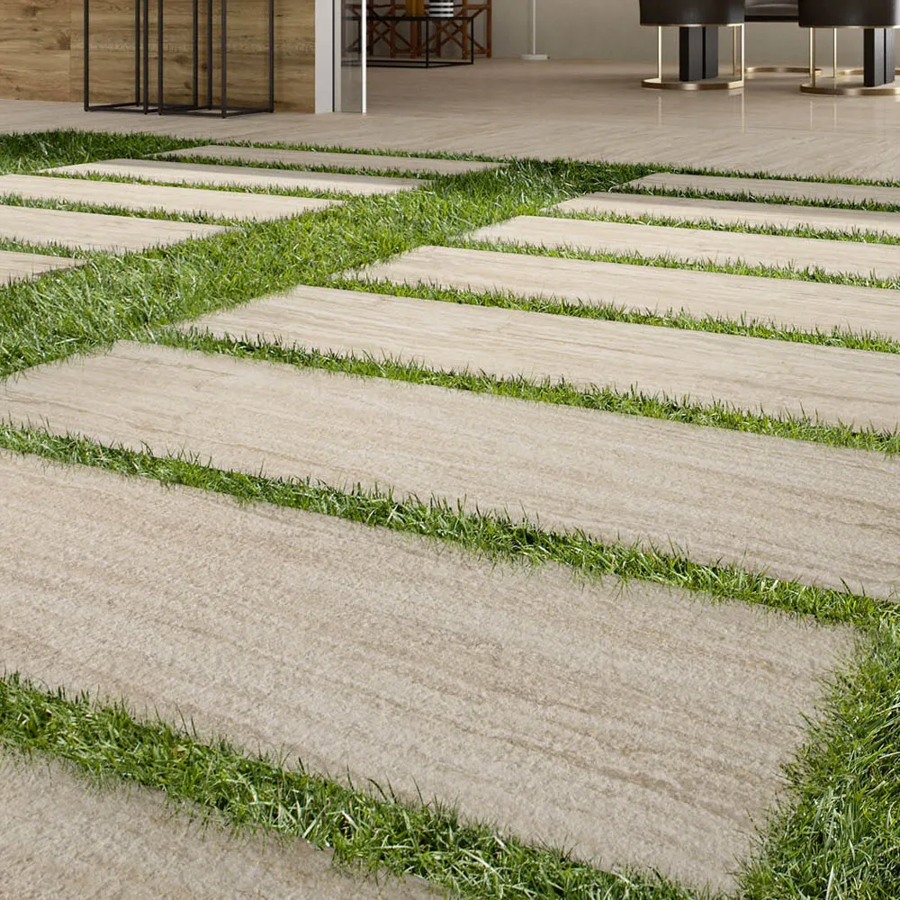 Progetto Esterno Allmarble 20 pavimento in gres effetto marmo
