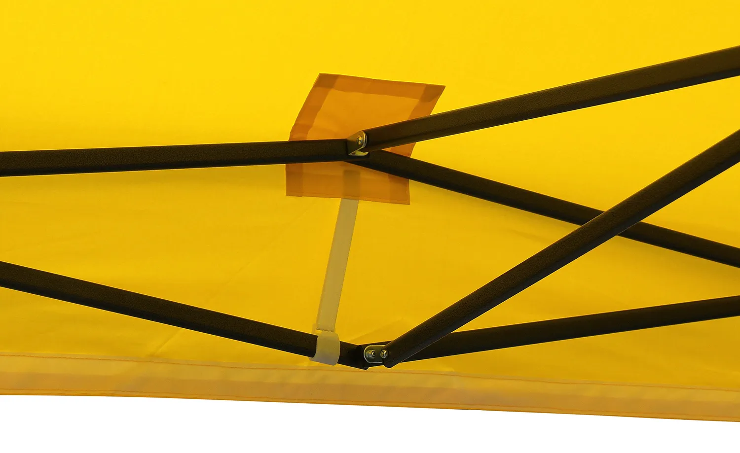 All Seasons Gazebos Robusto 2x2 m gazebo pieghevole giallo impermeabile