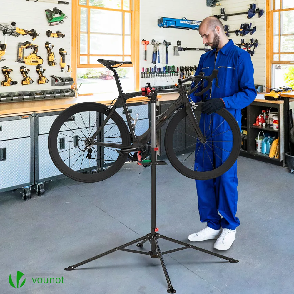 Vounot cavalletto officina bici regolabile 110-190 cm 30 kg