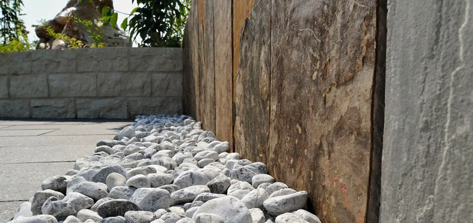 Progetto Esterno Marmo Porfido Granito ciottoli