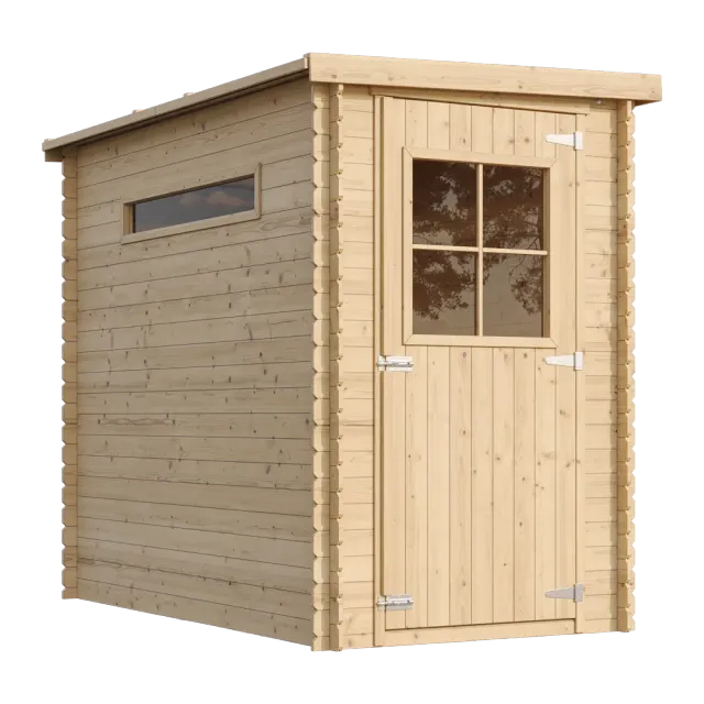Timbela M306 casetta attrezzi legno 130x235 stretta