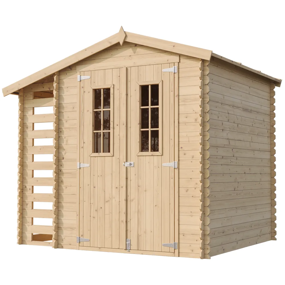 Timbela M386C casetta in legno 256x200 cm 5 m2 incastro