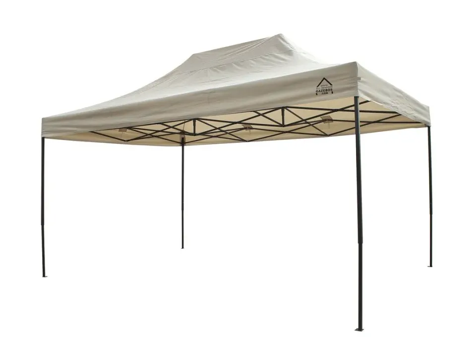 All Seasons Gazebos gazebo pieghevole beige 3x4,5 m