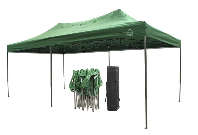 All Seasons Gazebos Robusto 3x6 gazebo pieghevole verde impermeabile