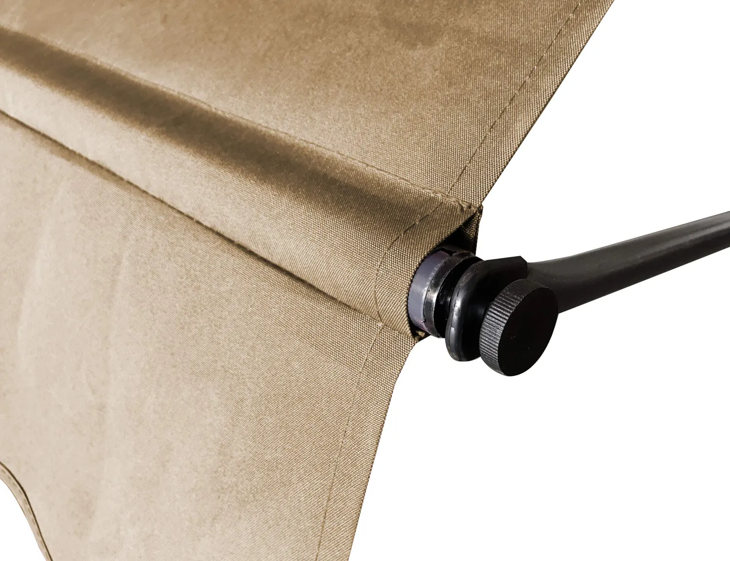 QUICK STAR Tenda Sole Morsetto Beige 200x130 cm Senza Fori