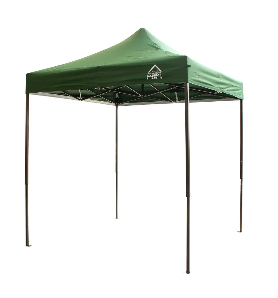 All Seasons Gazebos Robusto 2x2 m gazebo pieghevole verde impermeabile