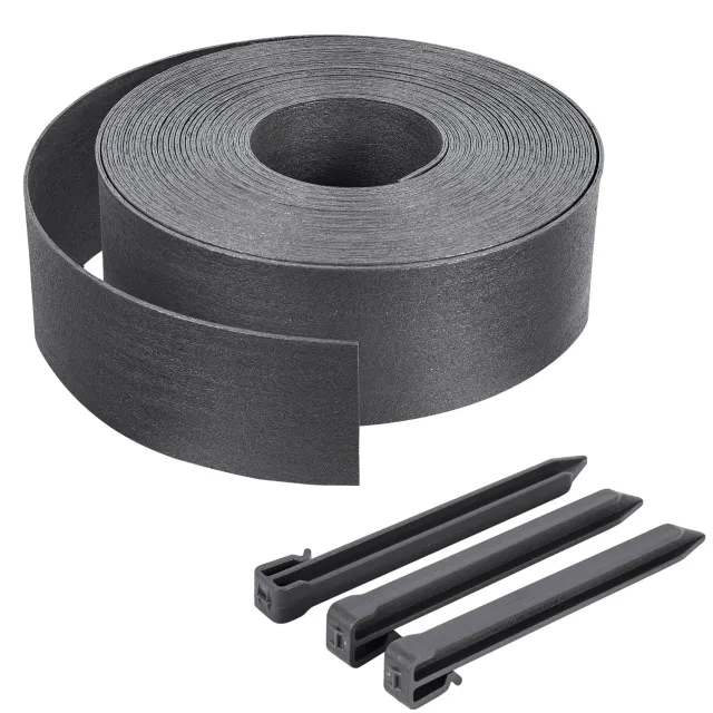 Vounot Bordura Giardino PE 20m Grigia 8 cm