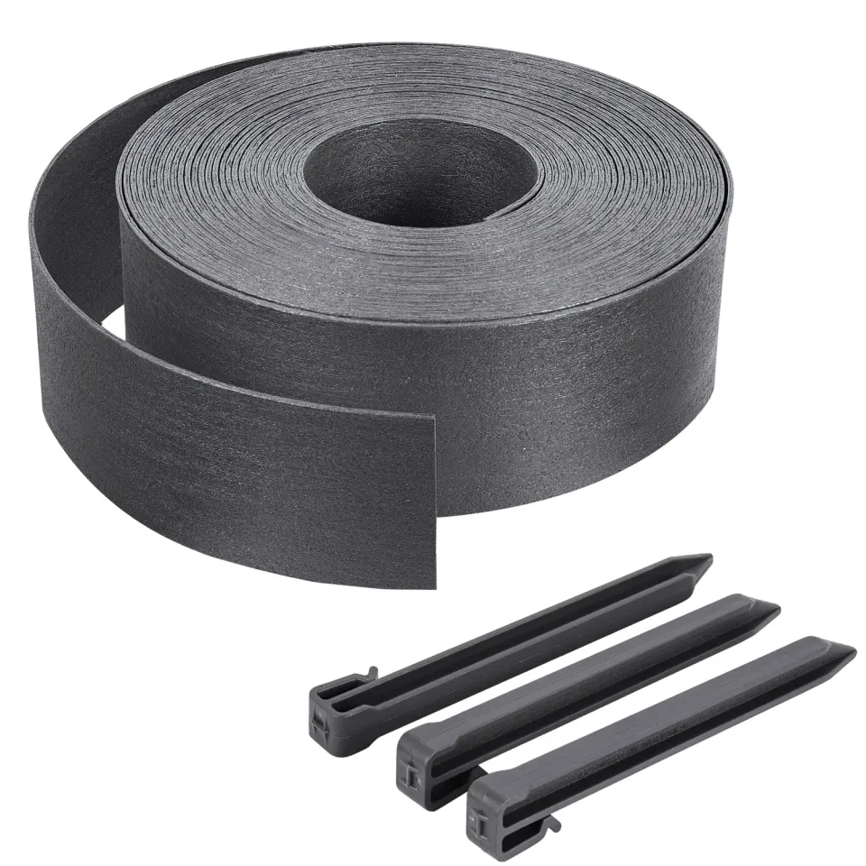 Vounot Bordura Giardino PE 20m Grigia 8 cm