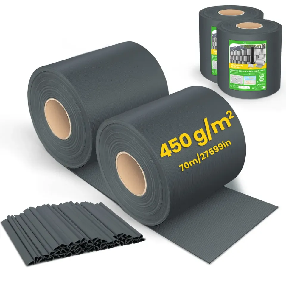 VOUNOT Frangivista PVC 19cm x 140m antracite occultante