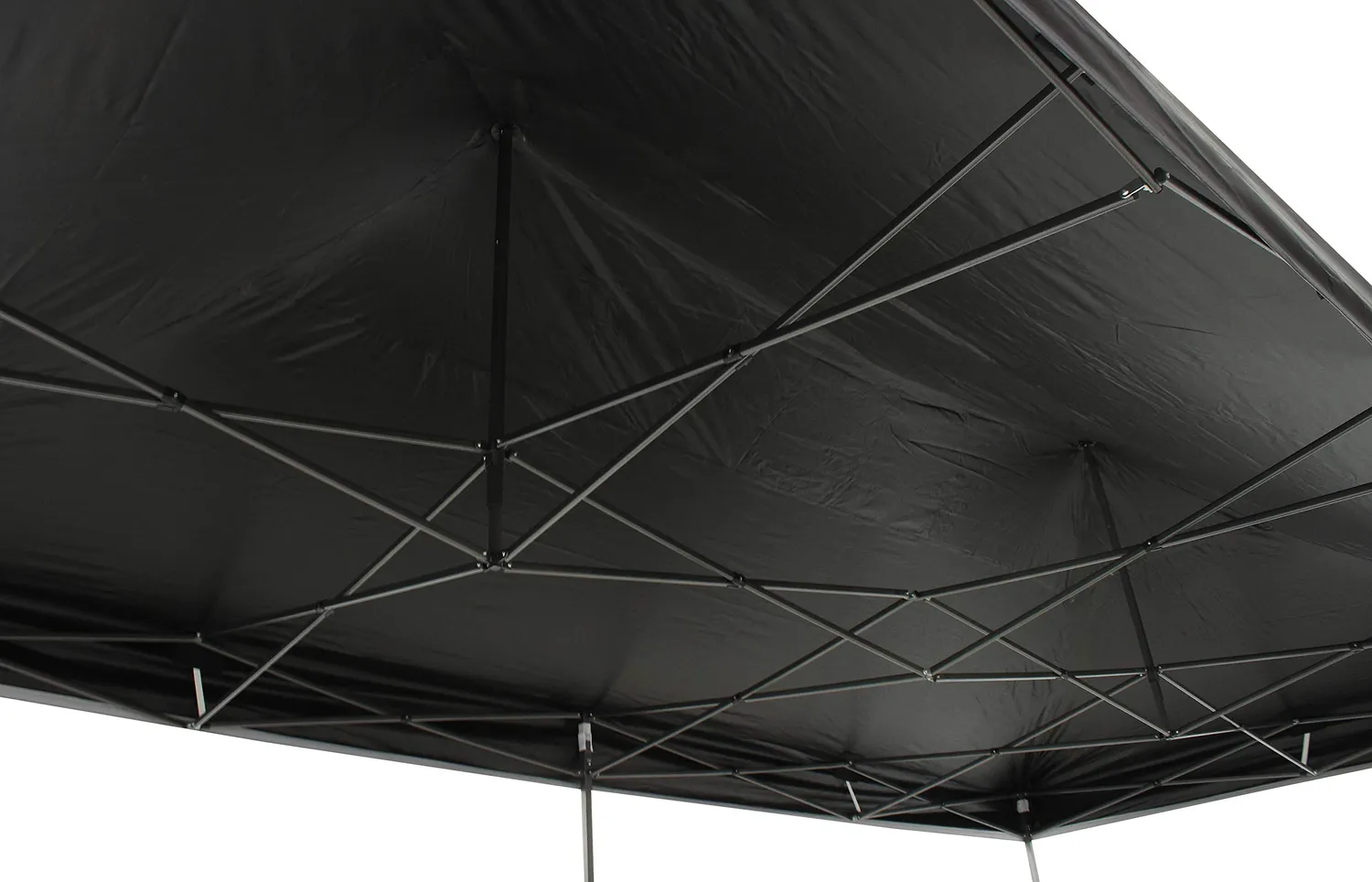 All Seasons Gazebos Robusto 3m x 6m gazebo pieghevole nero impermeabile