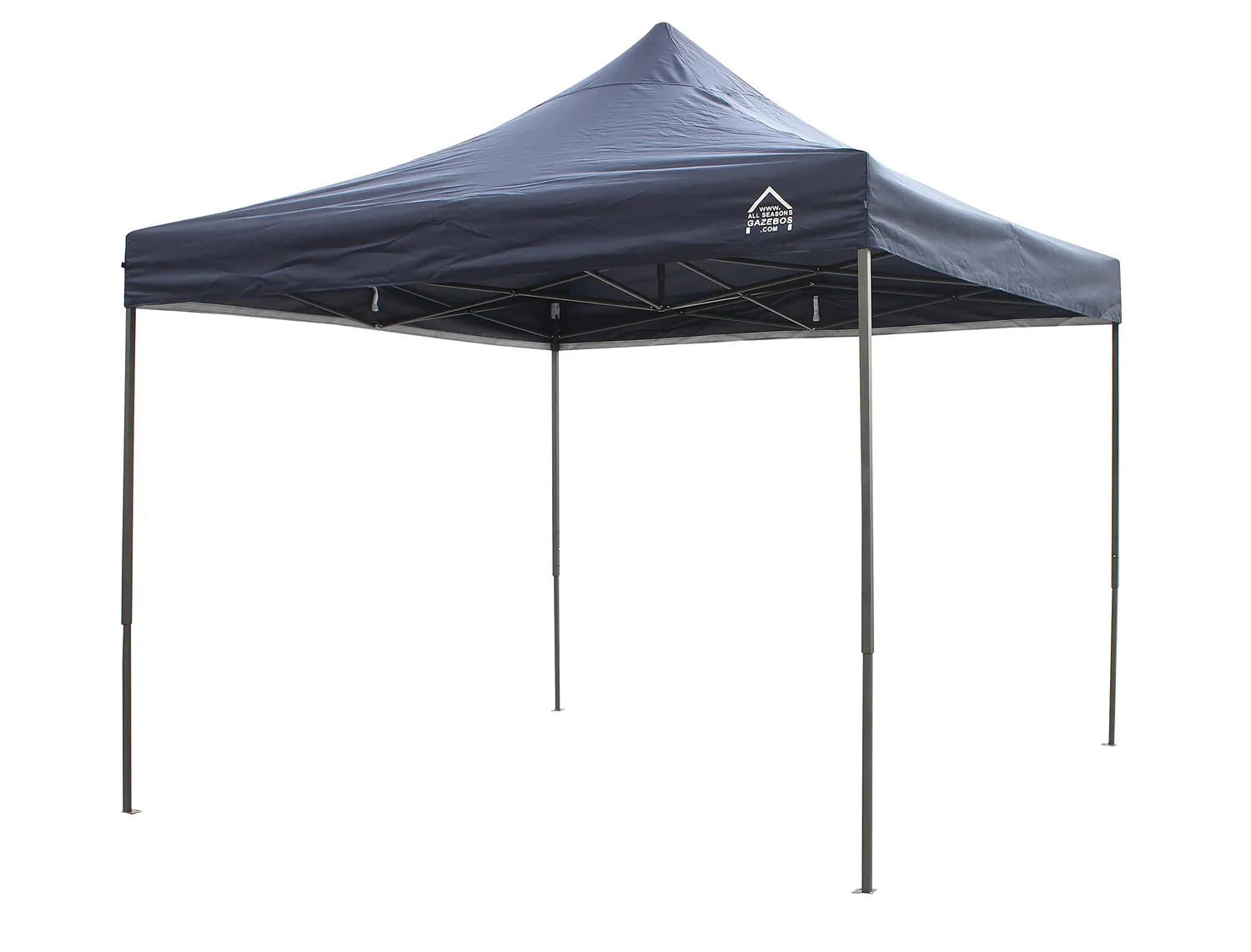 All Seasons Gazebos Robusto gazebo pieghevole 3x3 m blu marino impermeabile