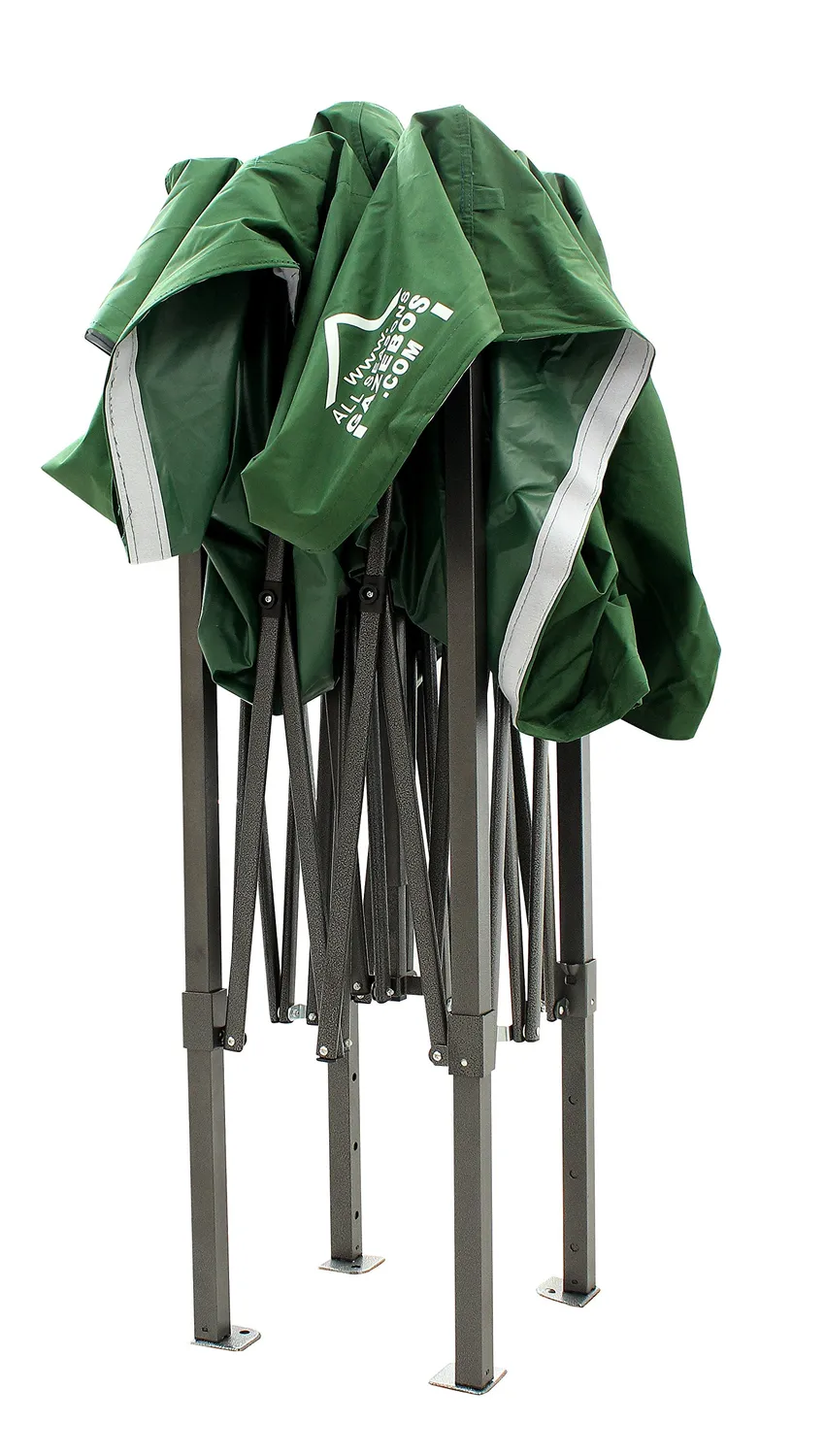 All Seasons Gazebos Robusto 2x2 m gazebo pieghevole verde impermeabile