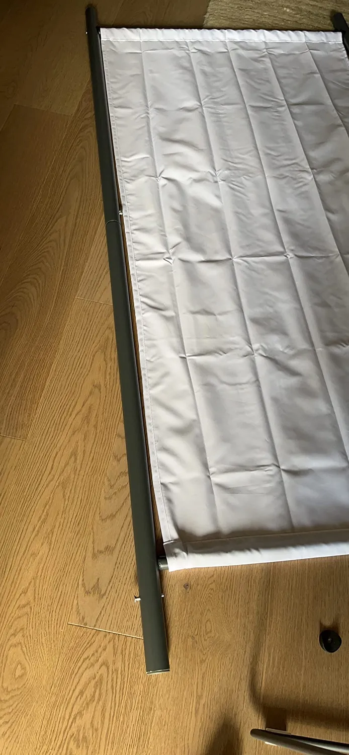 QUICK STAR 180x78 cm divisorio tessuto grigio da balcone