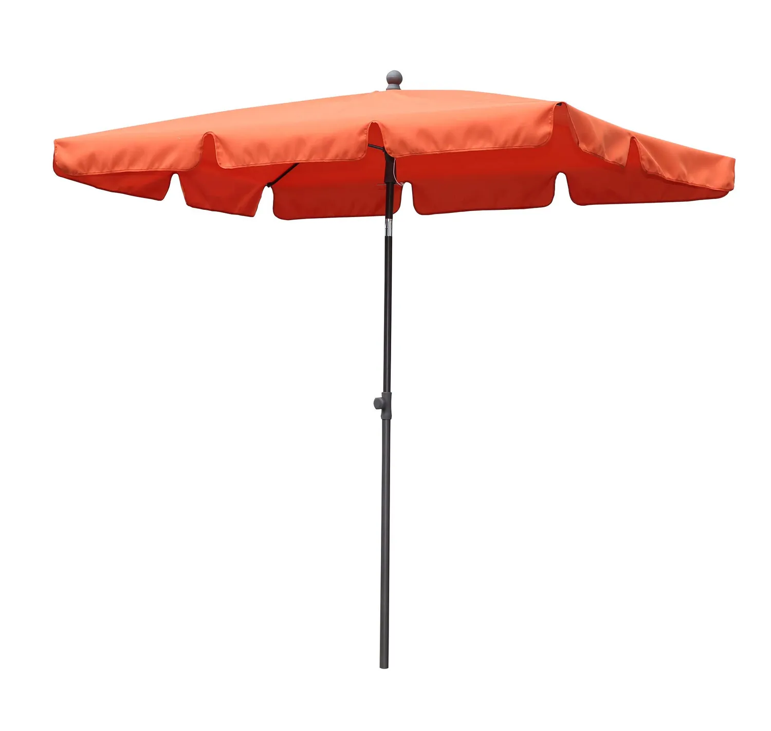 QUICK STAR Ombrellone balcone 2x1,25 m rettangolare terracotta